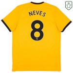 Camiseta retro local hombre Wolverhampton Wanderers 2018/19 Neves #8