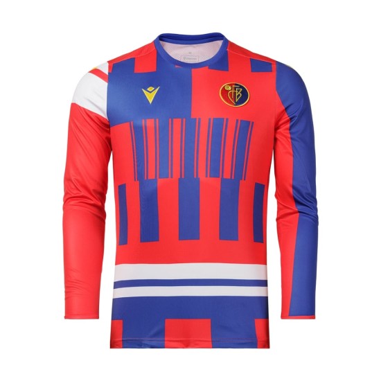 Camiseta pre-partido de manga larga tercera Hombre FC Bâle 1893 2023/24 Camiseta pre-partido de manga larga tercera Hombre FC Bâle 1893 2023/24