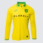 Camiseta Local de Manga Larga Niño Norwich City 2025/26