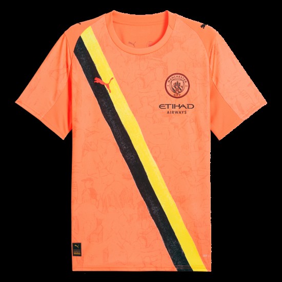 Camiseta niño Manchester City 2025/26 KidSuper - Naranja Camiseta niño Manchester City 2025/26 KidSuper - Naranja