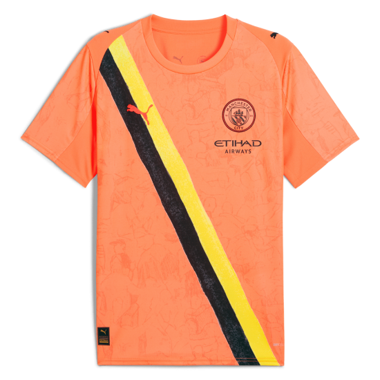 Camiseta mujer Manchester City 2025/26 KidSuper - Naranja