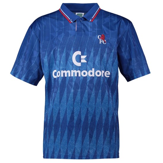 Camiseta Retro Azul Mujer Chelsea 1990 Camiseta Retro Azul Mujer Chelsea 1990