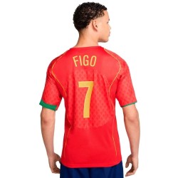 Camiseta Portugal 2004 T90 Remake Hombre - FIGO #7
