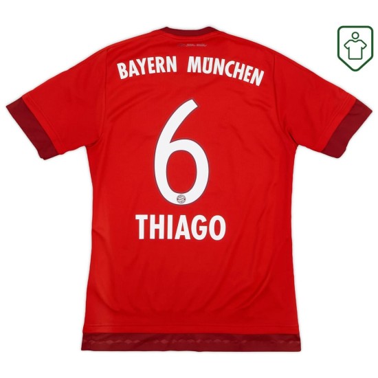 Camiseta retro Bayern Múnich 2015/16 local para hombre Thiago #6