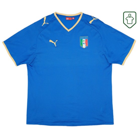 Camiseta retro local Italia 2007/08 para hombre Camiseta retro local Italia 2007/08 para hombre