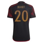 Julian Brandt #20 Alemania Camiseta de Visita Mundial 2022