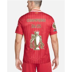 Camiseta Hombre Liverpool 2024/25 Local Campeones LFC + Trofeo Dorado