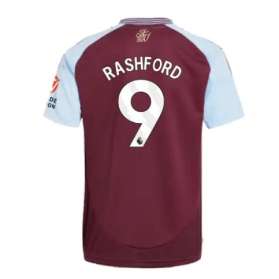 Camiseta de casa RASHFORD Aston Villa 2024/25 para niños Camiseta de casa RASHFORD Aston Villa 2024/25 para niños