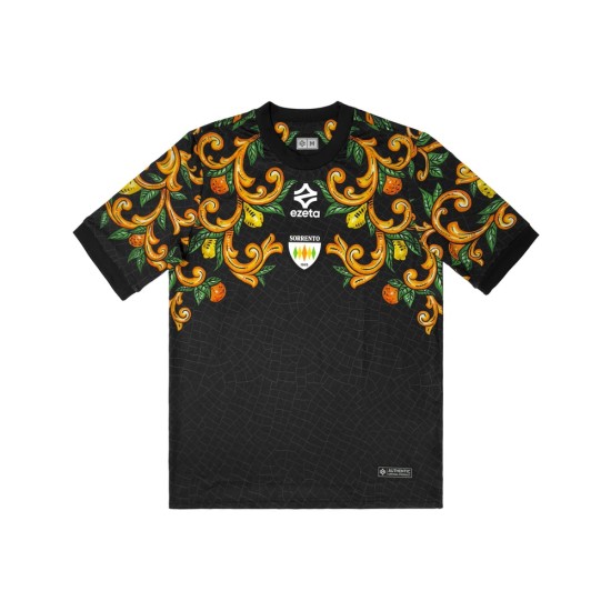 Camiseta portero visitante masculina Sorrento Calcio 1945 2025/26 Negra
