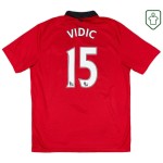 Camiseta retro local hombre Manchester United 2013/14 Vidic #15 Camiseta retro local hombre Manchester United 2013/14 Vidic #15