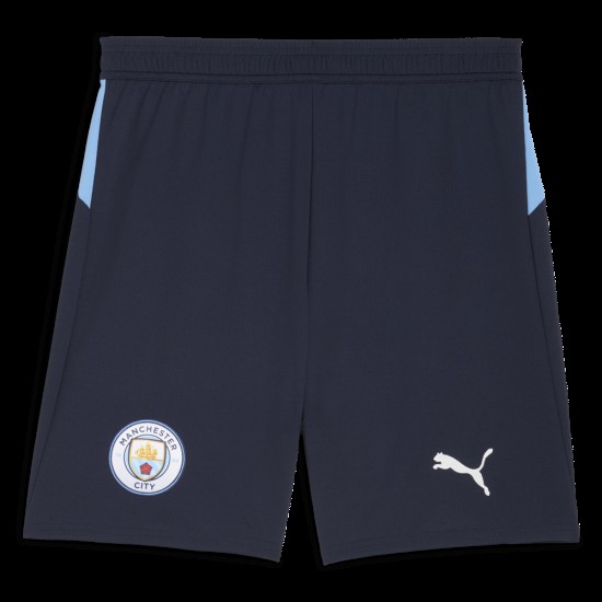 Pantalones Cortos Locales Negros Manchester City 2025/26 Mujer