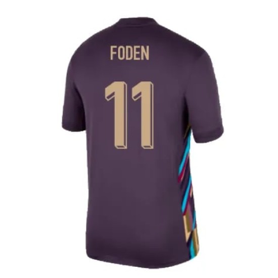 Camiseta de visitante FODEN Inglaterra 2024/25 para hombres Camiseta de visitante FODEN Inglaterra 2024/25 para hombres