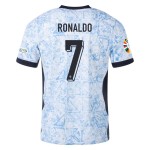Cristiano Ronaldo #7 Portugal Camiseta Versión Jugador de Visita EURO 2024