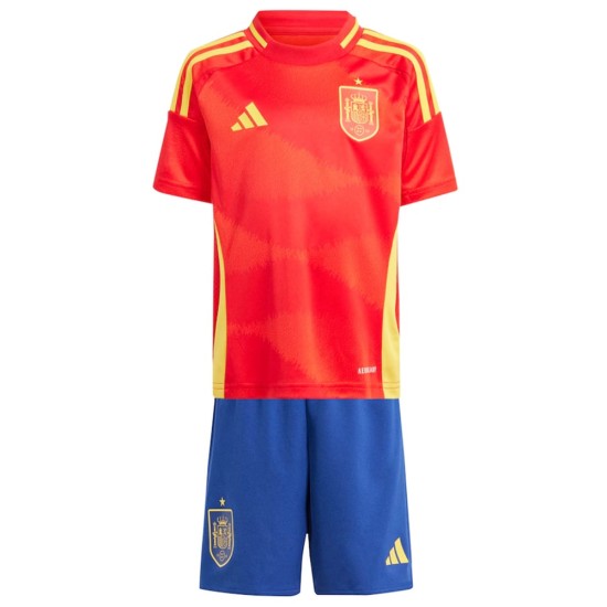 Camiseta+Pantalones Cortos Infantil España de Local EURO 2024 Camiseta+Pantalones Cortos Infantil España de Local EURO 2024