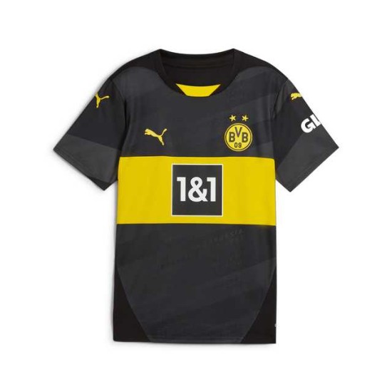 Camiseta Away BVB Borussia Dortmund 2024/25 para niño