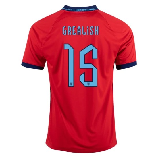 Jack Grealish #15 Inglaterra Camiseta de Visita Mundial 2022 Jack Grealish #15 Inglaterra Camiseta de Visita Mundial 2022