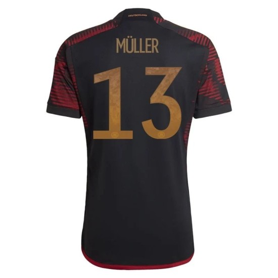 Thomas Muller #13 Alemania Camiseta de Visita Mundial 2022