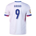 Olivier Giroud #9 Francia Camiseta de Visita EURO 2024 Olivier Giroud #9 Francia Camiseta de Visita EURO 2024