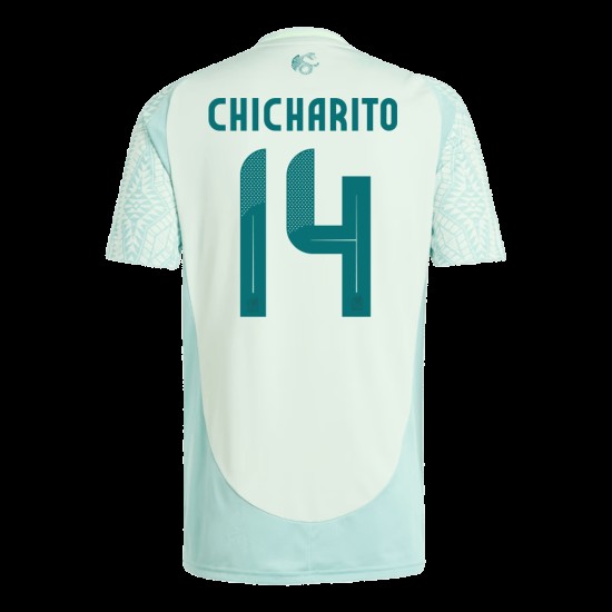 Javier Hernández Chicharito #14 México Camiseta de Visita Copa América 2024 Javier Hernández Chicharito #14 México Camiseta de Visita Copa América 2024