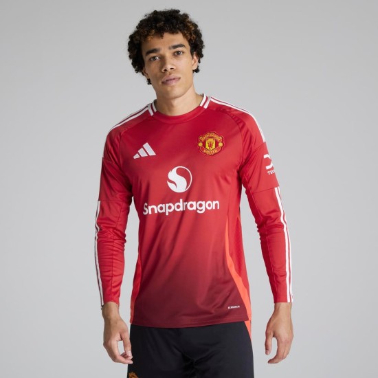 Camiseta de manga larga de hombres Manchester United 2024/25 - Local Camiseta de manga larga de hombres Manchester United 2024/25 - Local