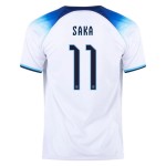 Bukayo Saka #11 Inglaterra Camiseta de Local Mundial 2022