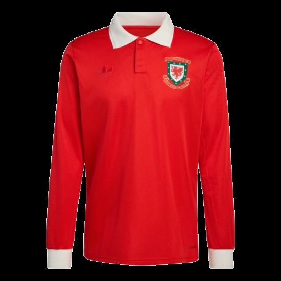 Hombre Gales 2025/26 Camiseta de Manga Larga 150.º Aniversario Hombre Gales 2025/26 Camiseta de Manga Larga 150.º Aniversario