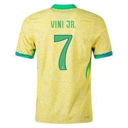 Camiseta de casa VINI JR. Brasil 2024 para niños