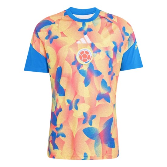 Camiseta de calentamiento local Mundial 2026 de Colombia para hombre Camiseta de calentamiento local Mundial 2026 de Colombia para hombre