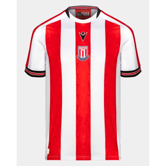 Camiseta Local sin Patrocinador de Stoke City 2024/25 para Hombres Camiseta Local sin Patrocinador de Stoke City 2024/25 para Hombres