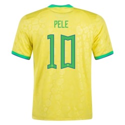 Pele #10 Brasil Camiseta de Local Mundial 2022