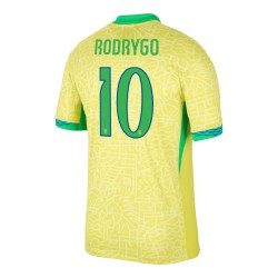 RODRYGO #10 Brasil Camiseta de Local Copa América 2024