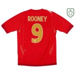 Camiseta retro visitante Inglaterra 2006/08 para hombre Rooney #9 Camiseta retro visitante Inglaterra 2006/08 para hombre Rooney #9