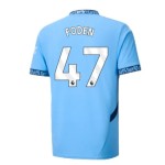 Camiseta de casa FODEN Manchester City 2024/25 para niños Camiseta de casa FODEN Manchester City 2024/25 para niños