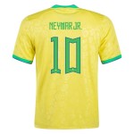 Neymar #10 Brasil Camiseta de Local Mundial 2022 Neymar #10 Brasil Camiseta de Local Mundial 2022