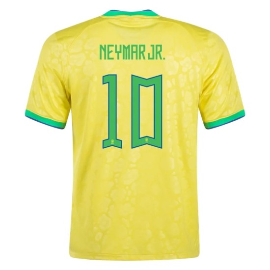 Neymar #10 Brasil Camiseta de Local Mundial 2022 Neymar #10 Brasil Camiseta de Local Mundial 2022