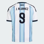 Camiseta Oficial Local Argentina 2026 Hombre J. ALVAREZ #9