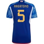 Yuto Nagatomo #5 Japón Camiseta de Local Mundial 2022 Yuto Nagatomo #5 Japón Camiseta de Local Mundial 2022