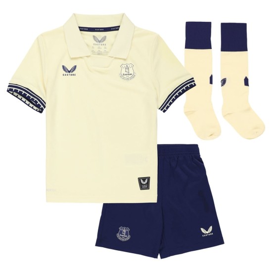 Conjunto visitante niño Everton 2025/26 Conjunto visitante niño Everton 2025/26