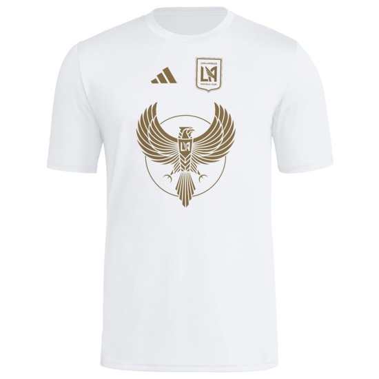 Camiseta Hook AEROREADY Tercera Mujer Los Angeles FC 2025 - Blanca Camiseta Hook AEROREADY Tercera Mujer Los Angeles FC 2025 - Blanca