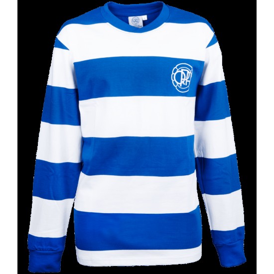 Camiseta Retro de Manga Larga Local 1975/76 de Queens Park Rangers para Niño #10 Camiseta Retro de Manga Larga Local 1975/76 de Queens Park Rangers para Niño #10