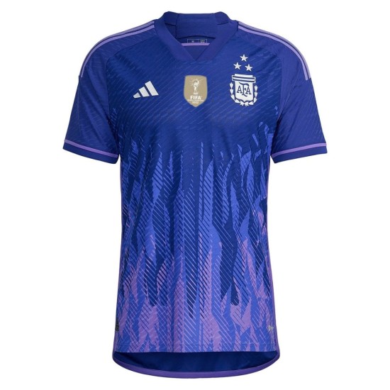 Argentina Camiseta 3 Estrellas Versión Jugador de Visita Mundial 2022 Argentina Camiseta 3 Estrellas Versión Jugador de Visita Mundial 2022