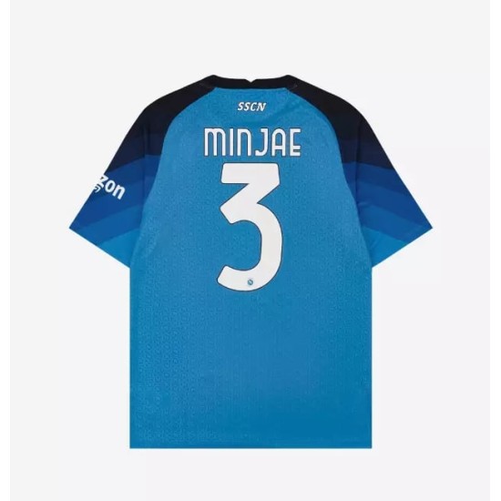 Camiseta de casa MINJAE Napoli 2022/23 para hombres