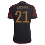 Ilkay Gundogan #21 Alemania Camiseta de Visita Mundial 2022
