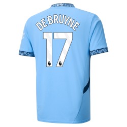 Camiseta de casa DE BRUYNE Manchester City 2024/25 para niños