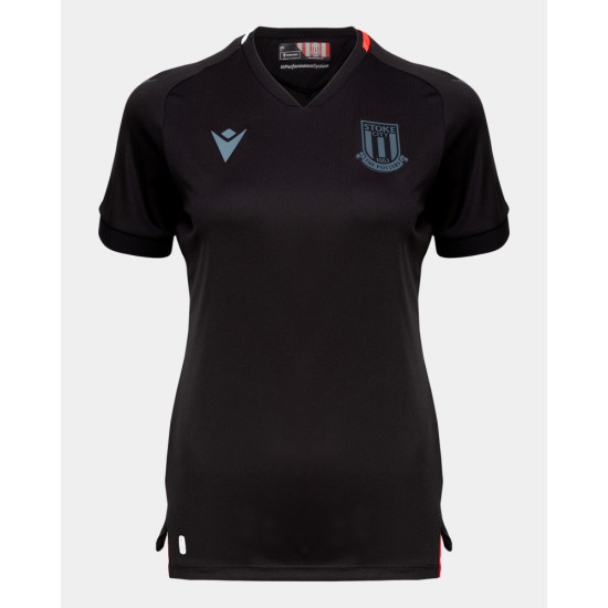 Camiseta Visitante sin Patrocinador de Stoke City 2024/25 para Mujeres Camiseta Visitante sin Patrocinador de Stoke City 2024/25 para Mujeres