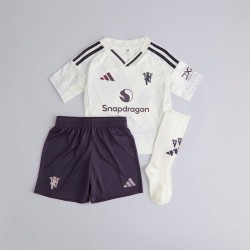 Conjunto de Visitante Niño Manchester United 2025/26