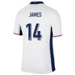 Camiseta de casa JAMES Inglaterra 2024/25 para mujeres Camiseta de casa JAMES Inglaterra 2024/25 para mujeres