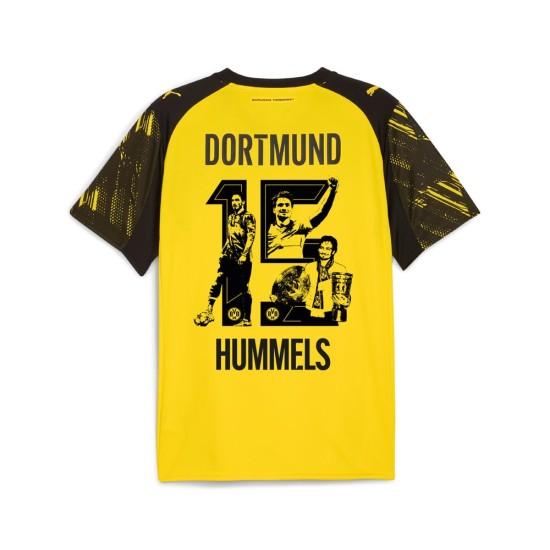 Camiseta Hummels Primera Equipo 2025/26 BVB Borussia Dortmund para Niño #15 Camiseta Hummels Primera Equipo 2025/26 BVB Borussia Dortmund para Niño #15