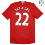 Camiseta retro local hombre Manchester United 2011/12 Scholes #22 Camiseta retro local hombre Manchester United 2011/12 Scholes #22