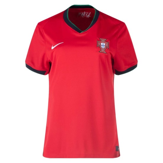 Camiseta de Local Femenina Portugal EURO 2024 Camiseta de Local Femenina Portugal EURO 2024